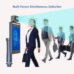10 inch Face Reader Attendance Machine , Face Recognition Body Temperature