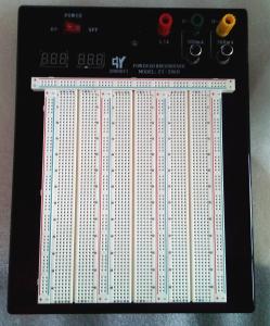 Buy cheap Round Solderless Powered Breadboard / Flame Resistant Breadboard Power 110V - 240V product