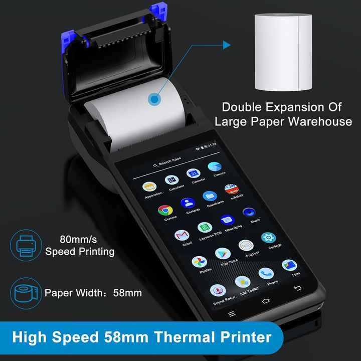 Android Handheld Terminal Portable Pos System Touch Screen For Hospital Pos System Vending Machine Pos Systems