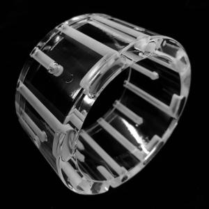 Buy cheap Customization Size Machining Quartz Glass Transparent Fused Quartz Ring With Hole product
