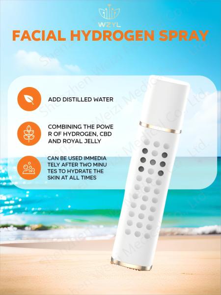 Quality Battery Hydrogen Mist Sprayer Deep Moisturizing Hydrogen Water Machine WEIZI for sale