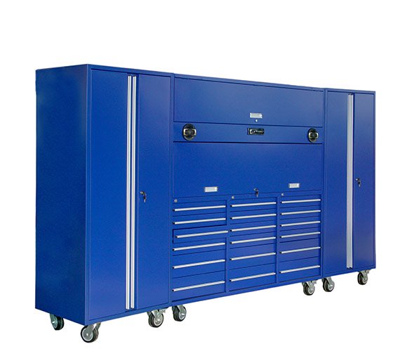72 Inch Pit Carts Workbench Tool Chest Drawer Tool Cabinet Trolley Durable and Sturdy