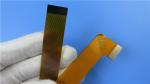 Single Sided Flex PCB Strips Built on 1oz Polyimide with PI Stiffener and Gold