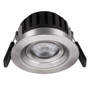 China Adjustable Ceiling 8W Dimmable LED Downlights Brush Nickel on sale