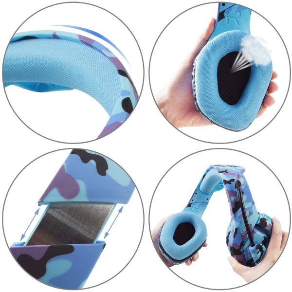 3.5mm 2.2m 2.2kohm Onikuma K1b Gaming Headset