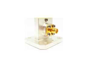 China WR90 Waveguide to Coax Adapters SMA Female Right Angle Launch Adapters on sale