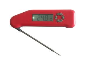Red Color Instant Read Digital Food Thermometer Waterproof With Backlight LDT - 1805