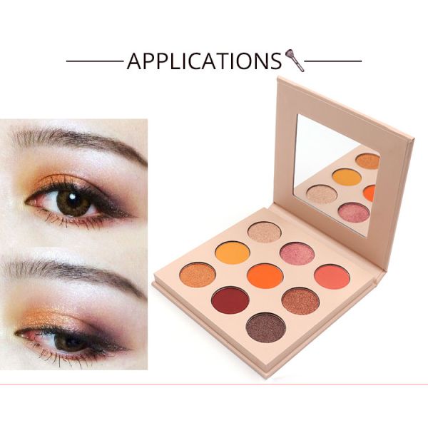 MSD 22.5*22.5mm Colorful Eyeshadow Palette For Medium Skin Tone