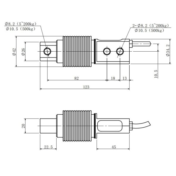 Bellow Type Shear Beam Load Cell