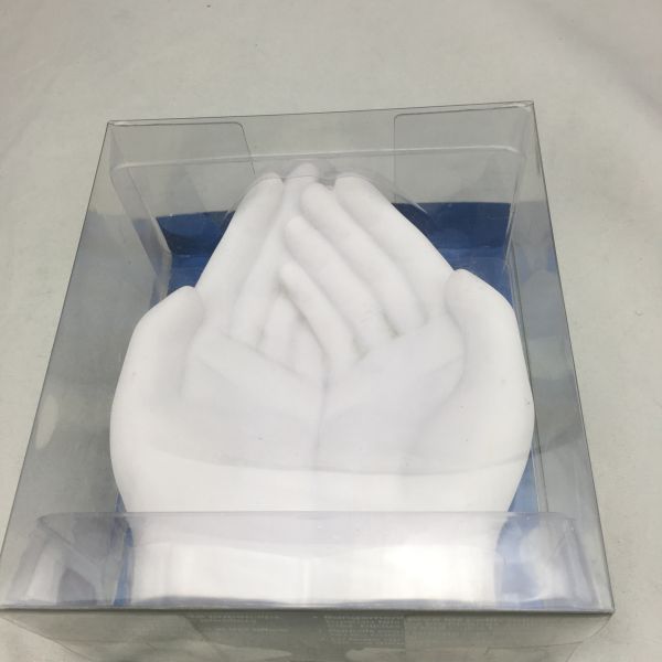 Flexible Soft Plastic Hand Model White ECO Friendly Resuable With PVC Box