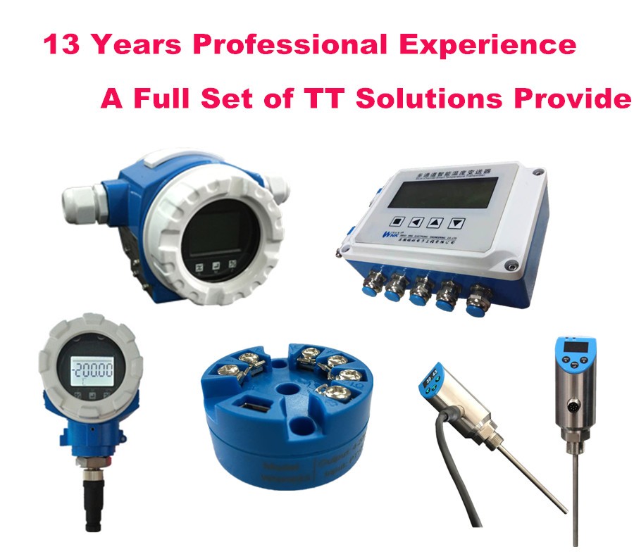 Integral Hart Temperature Transmitter IP67 Waterproof With LCD Display