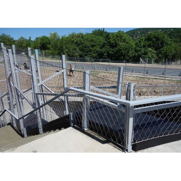 Customized Handwoven Stainless Steel Wire Rope Net Anti Falling Mesh