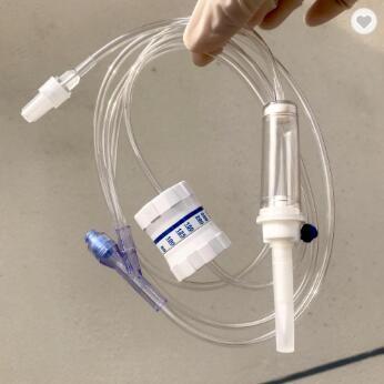 Quality Injection Puncture Blood Administration Sets Medical Iv Infusion Set for sale