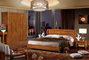 China 2014 New Brown Oak bedroom furniture on sale