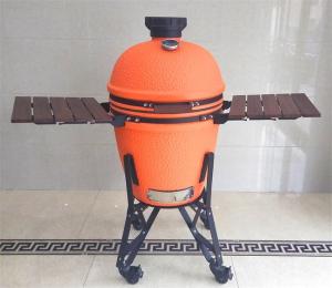 Buy cheap Round Orange Glazed BBQ 54.6cm Kamado Ceramic Grill product