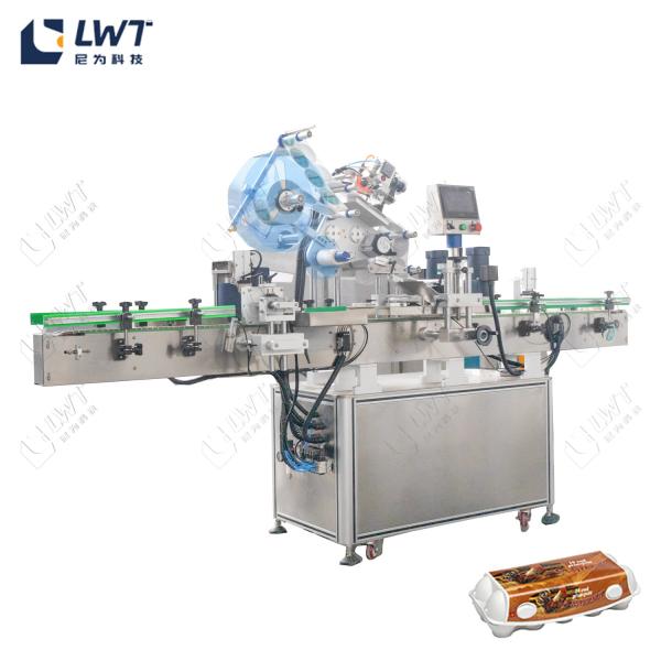 Quality Automatic Plane Automatic Labeling Machine For Egg Carton for sale