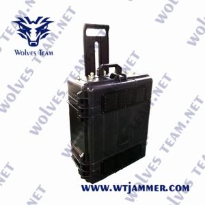 China Portable High Power IP65 GPS Jammer GPSL1-L5 Signal Jammer Glonass L1/L2 GPS Signal Jammer range 5000 meters on sale