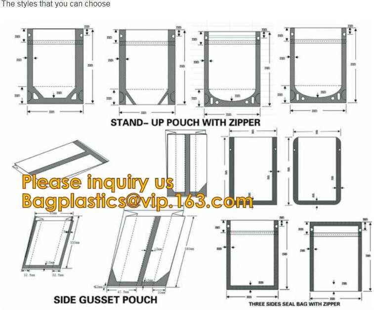 Transparent bopp/opp square block bottom bags with side gusset,Bopp Block Square Bottom Bag,Clear Square Bottom Bags,Can