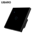 1Gang Smart Tuya Zigbee Switch Type 86 Black EU/UK Standard App Remote Control