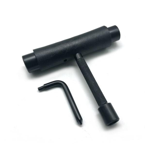Quality Black Skateboard Multi Tool Skateboard T Tools All In One Portable With Allen Key for sale