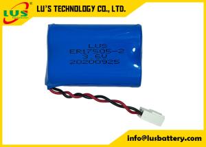 Buy cheap ER17505 3.6V 3.6Ah Non Rechargeable Battery Lithium Thionyl Chloride Cell A Size product