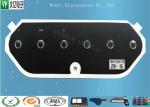 Embossed 0.125mm Glossy Polyester Membrane Switch Overlay With Serial Number And