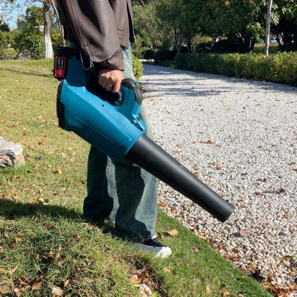 Quality Profesional Lithium Cordless Leaf Blower Low Noise 21V Electric Blower Garden for sale
