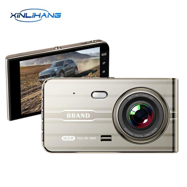 Quality 4 Inch Dual Lens IPS Screen Wireless Dashboard Camera Security Dash Cam Camcorder Video Registrator for sale