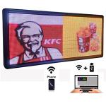 IP20 Waterproof Programmable Scrolling LED Signs , 5mm LED Scrolling Message