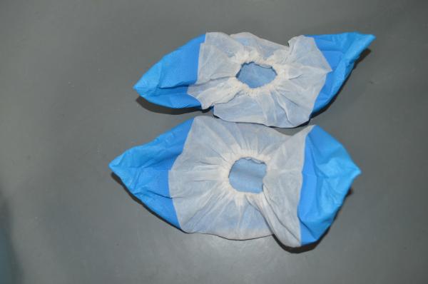 Quality PP 30gsm Disposable Polypropylene Non Woven Shoe Cover With Elastic for sale