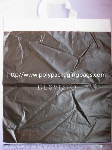 Quality Black Reusable Soft Loop Handle Bag For Grocery , Shopping , Storage for sale