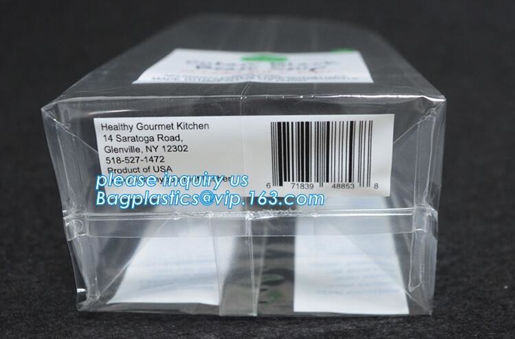 Transparent bopp/opp square block bottom bags with side gusset,Bopp Block Square Bottom Bag,Clear Square Bottom Bags,Can