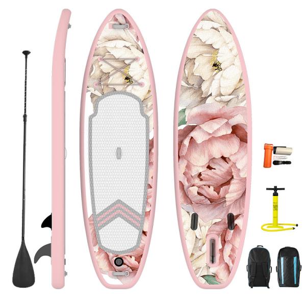 Quality OEM direct manufacturer full flower printing SUP paddleboard inflatable stand up paddleboards for sale