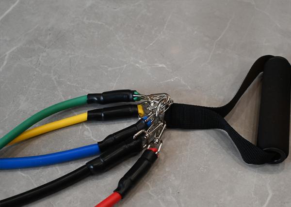Quality Customizable 11-Piece Resistance Bands Set with Door Anchor and Ankle Straps for sale
