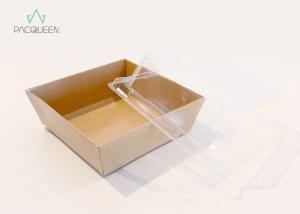 China Customized Takeaway Food Containers Bakery Box Suit For Cafe / Sweet Shop on sale