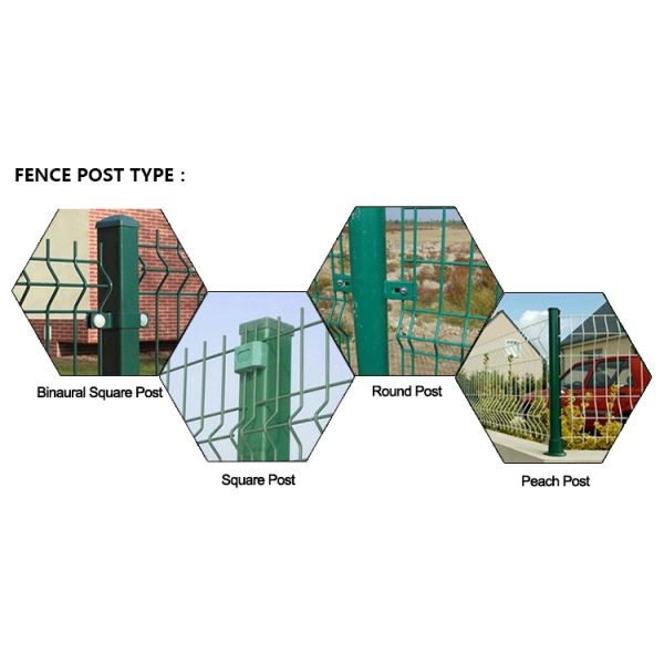 Anti Uv 3D Fence Panel Water Resistant Simple Structure Nice Appearance