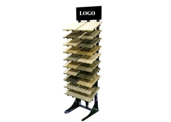 Quality Wood And Metal Display Fixtures Ceramic Tile Display Stand Lightweight for sale