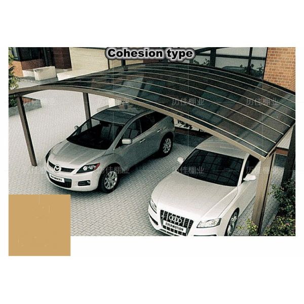 Rectangular Polycarbonate carport Awning with UV Protection Create Perfect Outdoor Space