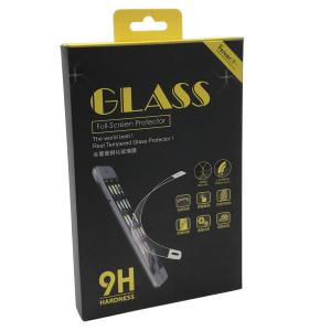 China Aqueous Coating Phone Case Screen Protector Packaging Recyclable Paper Plastic Packaging on sale