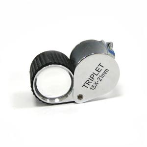 China 15X Magnification Triplet Jewelry Loupe Magnifier Loupe Diamond Magnifier Tool on sale