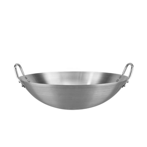 Quality Standing Double Handle Deep Frying Pan Without Cover For Restaurants for sale