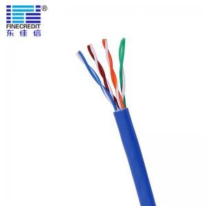 China CCA 24AWG Computer Lan Cable , 4 Pairs Ftp Cat5e Stranded Cable on sale