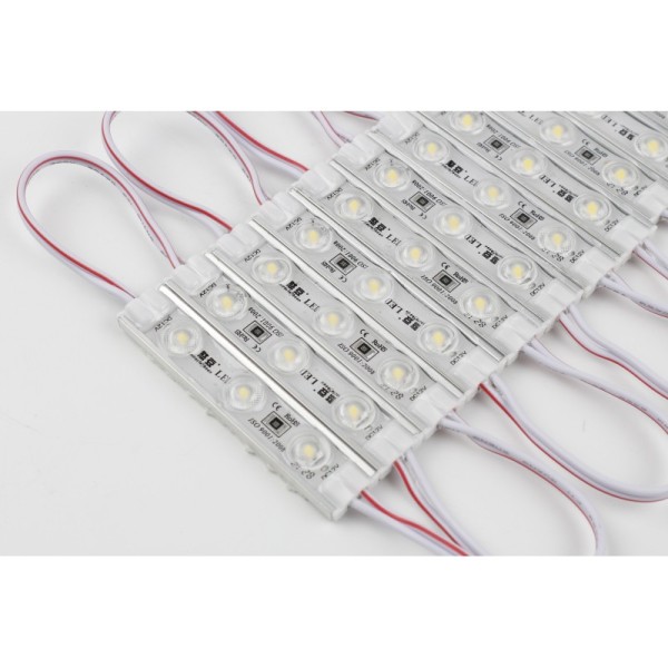 SMD2835 IP67 RGB LED Light Module 1.5W 150LM 12V DC Input Full Color Light Source