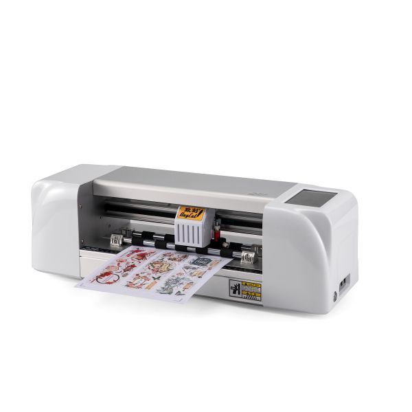Anycut Manual Feeding Cutter Economic CCD Camera Auto Patrol Location Label Cutting Machine