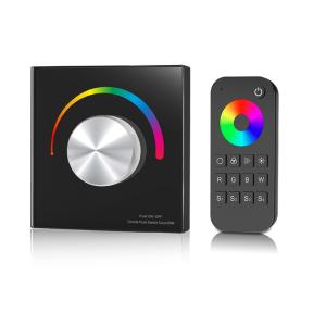 China Waterproof Rgb Led Controller , Rotary Knob Rgb Strip Light Controller With Remote on sale