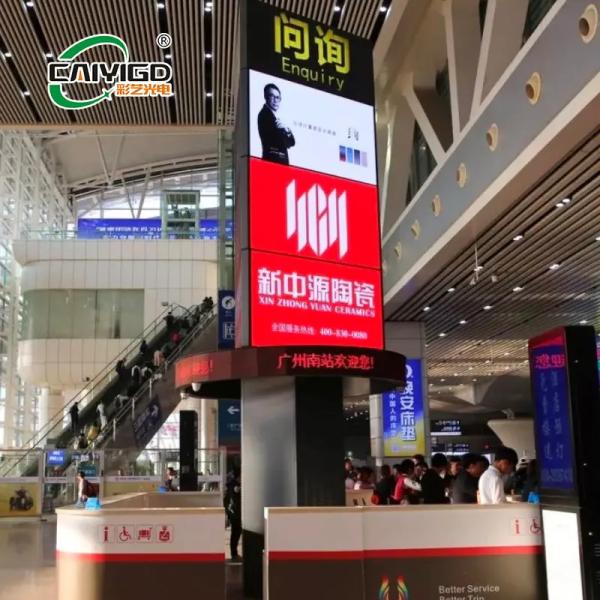 Quality Outdoor  HD Rotating LED Screen Advertising Display Board Programmable LED Display for sale