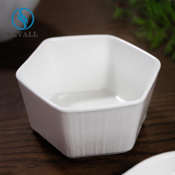 Quality Quality Dinnerware Porcelain Bowls White Safe Simple Modeling Design for sale