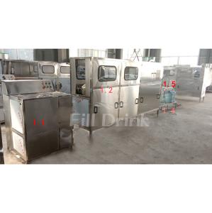 China Monoblock Rinser Filler Capper 5 Gallon Water Filling Machine Full SUS304 on sale