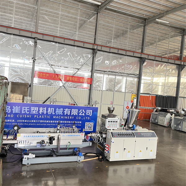 Flexible Operation Spiral Pipe Extrusion Line Double Wall Corrugated Flexible Pipe Machine