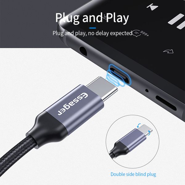 Type C To 3.5mm Jack AUX Adapter Cable For Huawei P30 P20 Pro Xiaomi Mi USB C To 3.5 Earphone Audio Converter